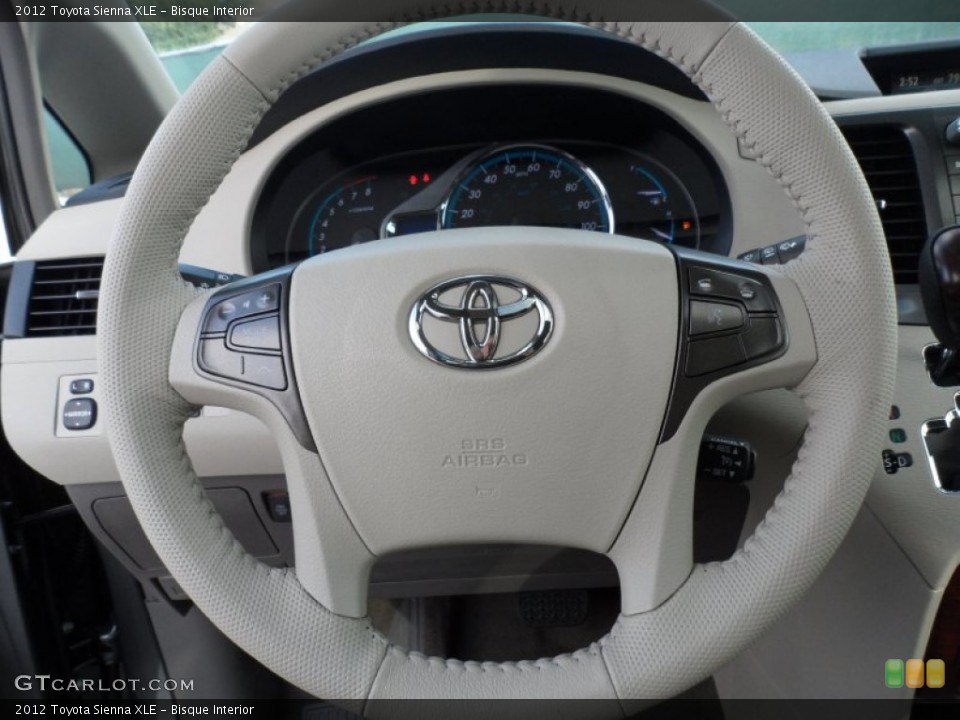 Bisque Interior Steering Wheel for the 2012 Toyota Sienna XLE #56812735