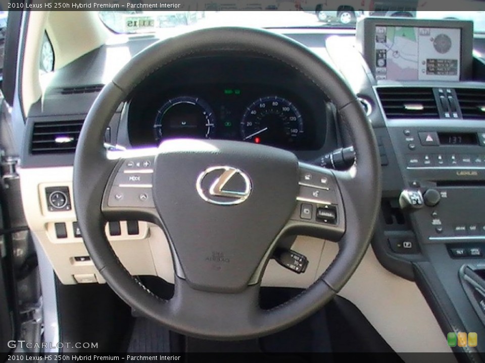 Parchment Interior Steering Wheel for the 2010 Lexus HS 250h Hybrid Premium #56813385