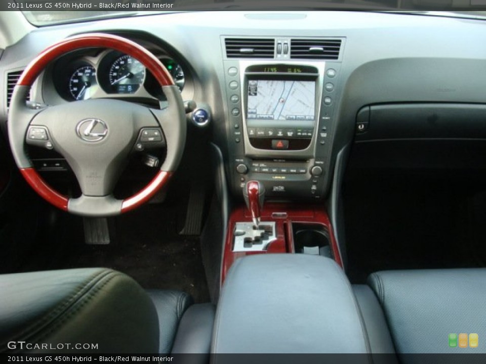 Black/Red Walnut Interior Dashboard for the 2011 Lexus GS 450h Hybrid #56813494
