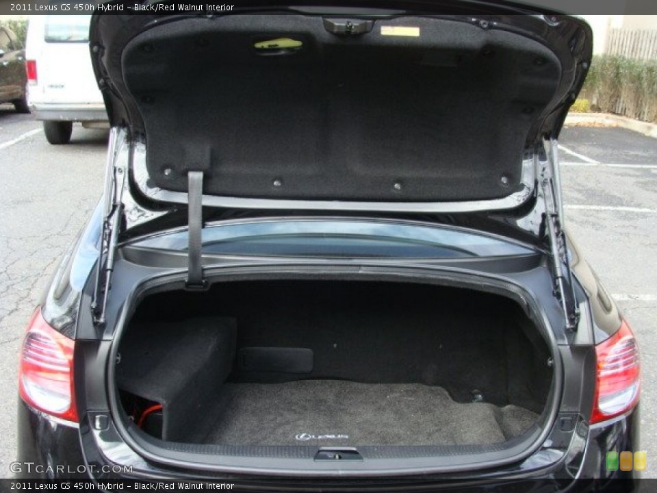 Black/Red Walnut Interior Trunk for the 2011 Lexus GS 450h Hybrid #56813529