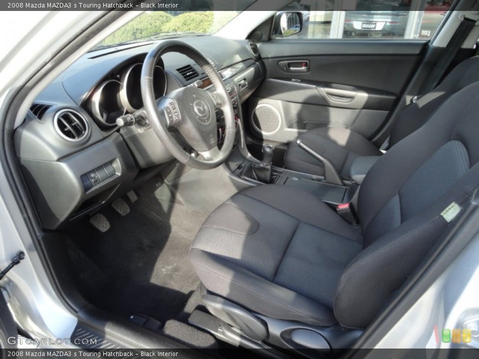 Black Interior Photo for the 2008 Mazda MAZDA3 s Touring Hatchback #56815195