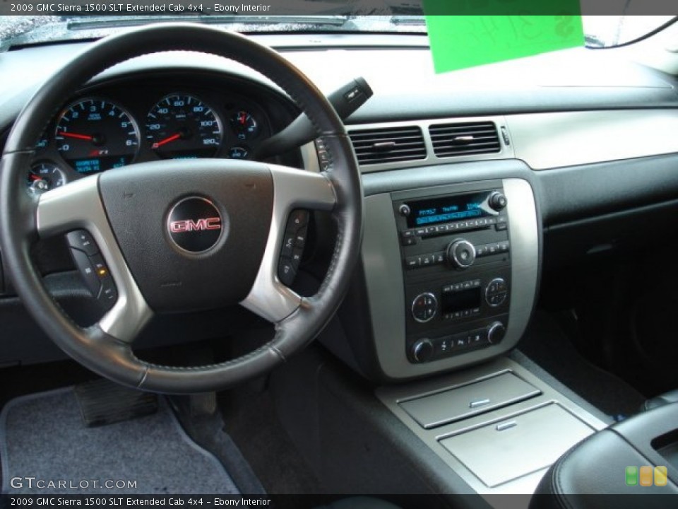 Ebony Interior Dashboard for the 2009 GMC Sierra 1500 SLT Extended Cab 4x4 #56817253