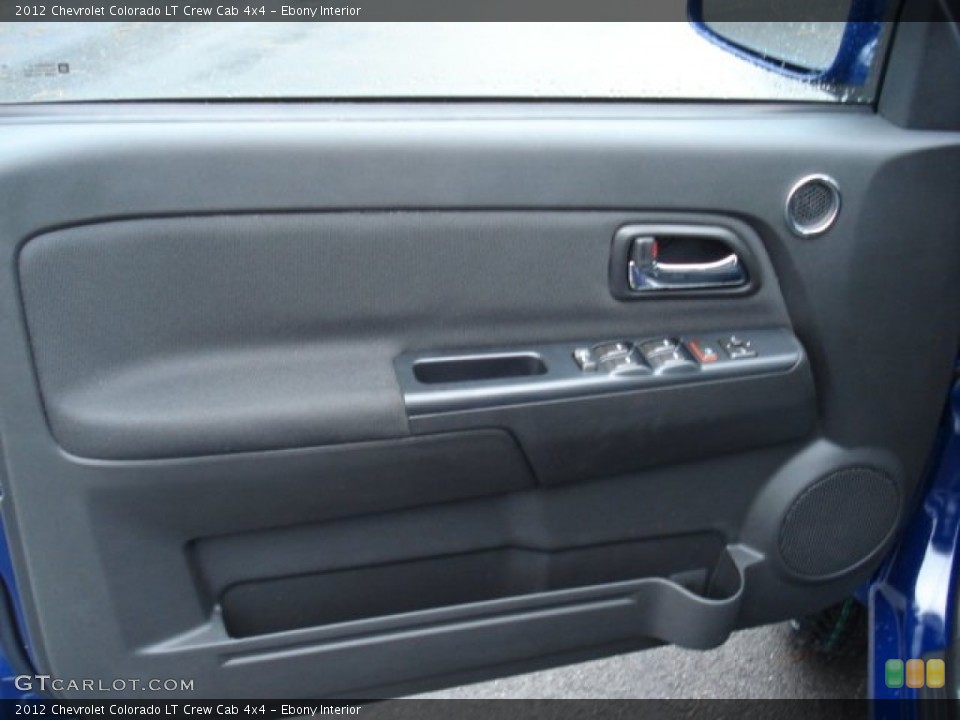 Ebony Interior Door Panel for the 2012 Chevrolet Colorado LT Crew Cab 4x4 #56818247