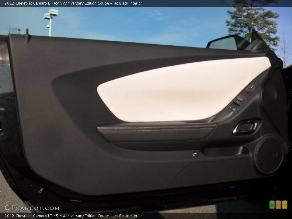 Jet Black Interior Door Panel for the 2012 Chevrolet Camaro LT 45th Anniversary Edition Coupe #56819982