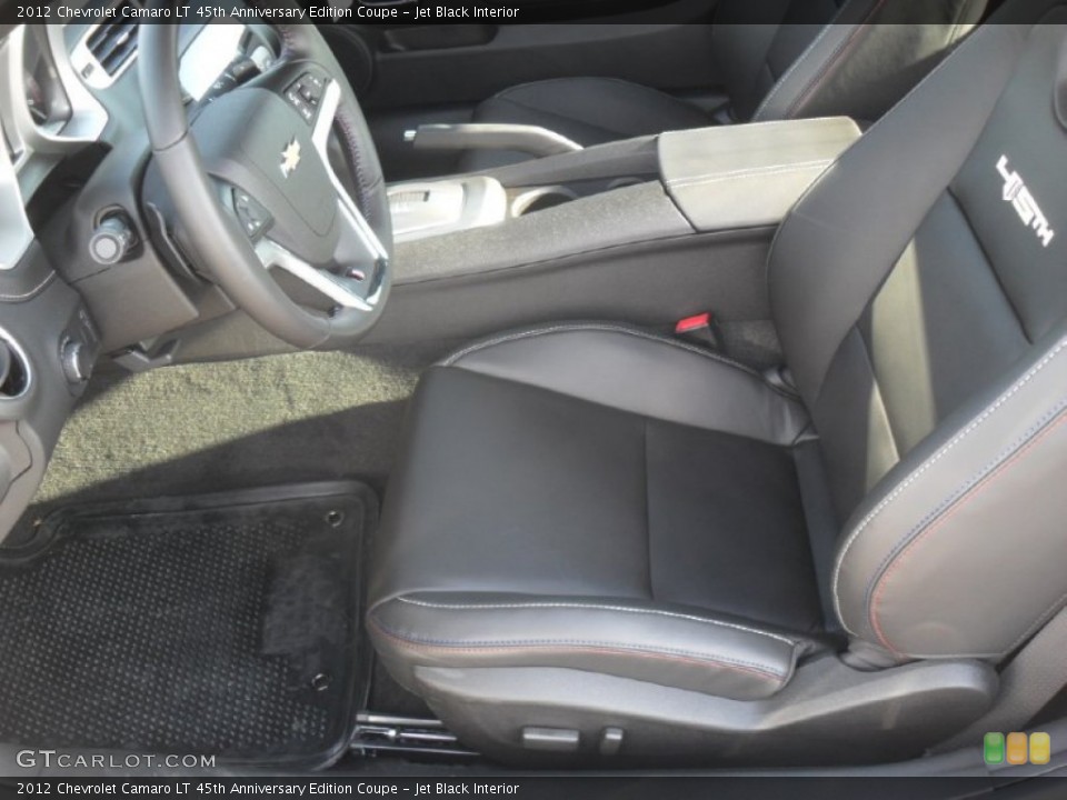 Jet Black Interior Photo for the 2012 Chevrolet Camaro LT 45th Anniversary Edition Coupe #56820151