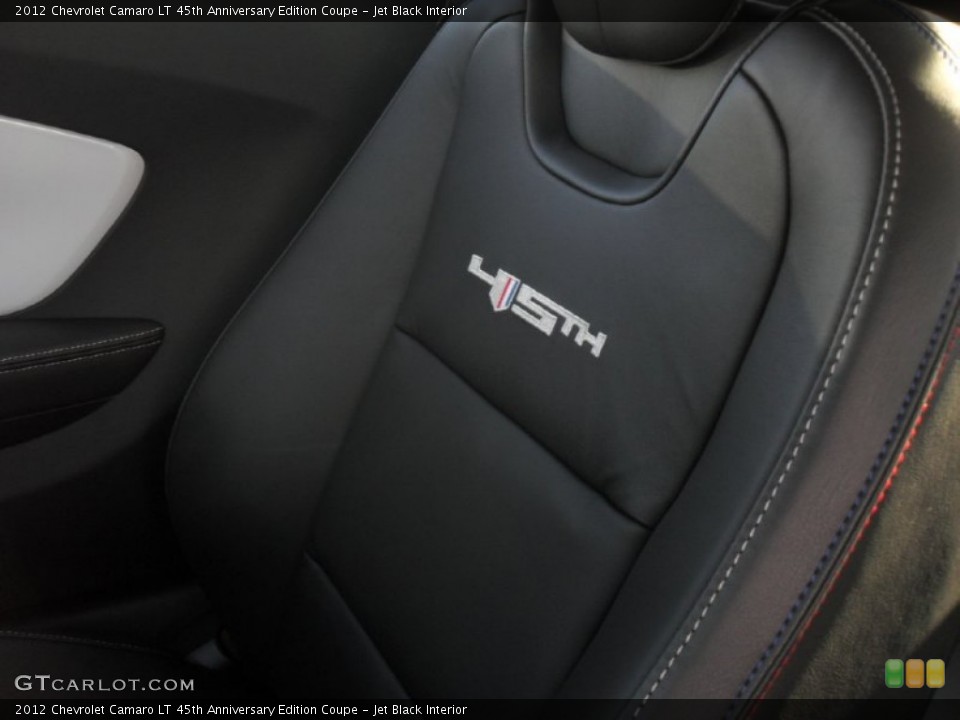 Jet Black Interior Photo for the 2012 Chevrolet Camaro LT 45th Anniversary Edition Coupe #56820166