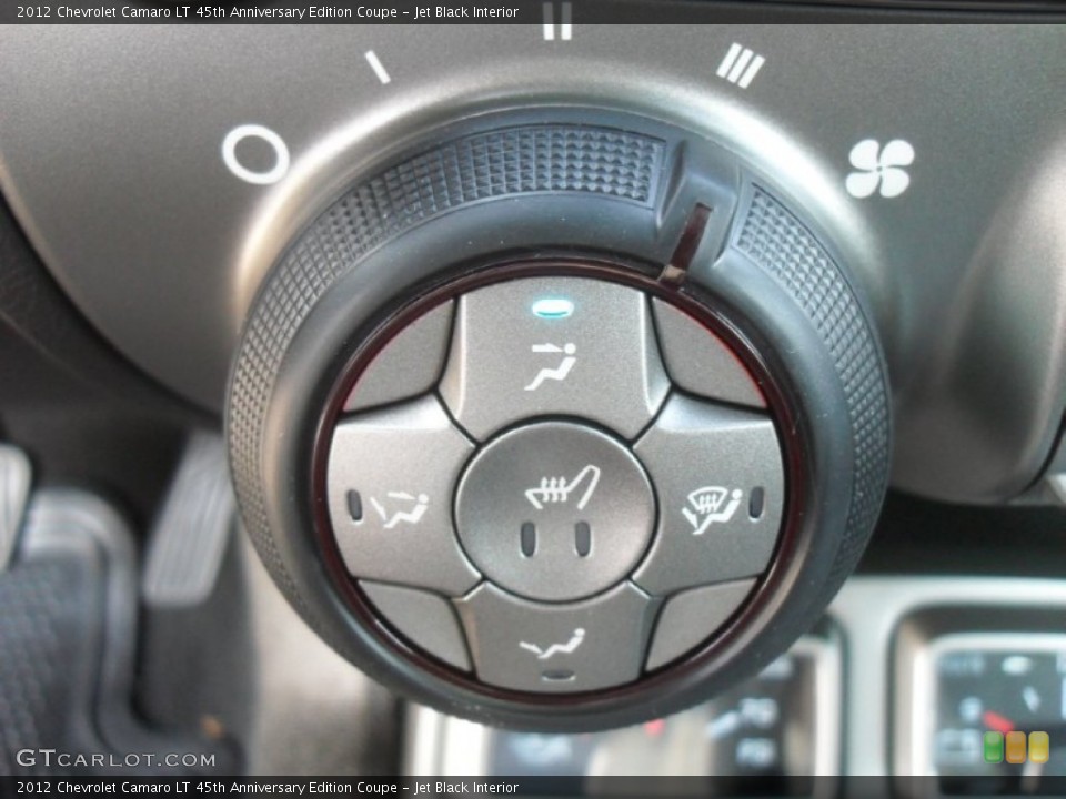 Jet Black Interior Controls for the 2012 Chevrolet Camaro LT 45th Anniversary Edition Coupe #56820189