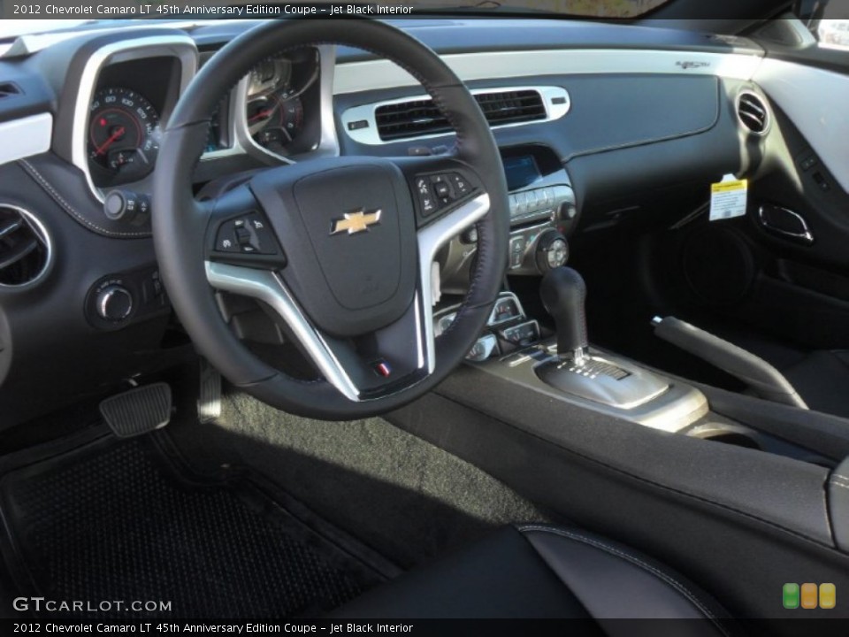 Jet Black Interior Dashboard for the 2012 Chevrolet Camaro LT 45th Anniversary Edition Coupe #56820259