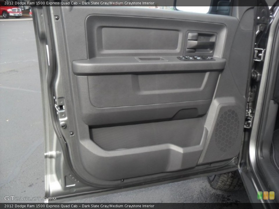 Dark Slate Gray/Medium Graystone Interior Door Panel for the 2012 Dodge Ram 1500 Express Quad Cab #56821369