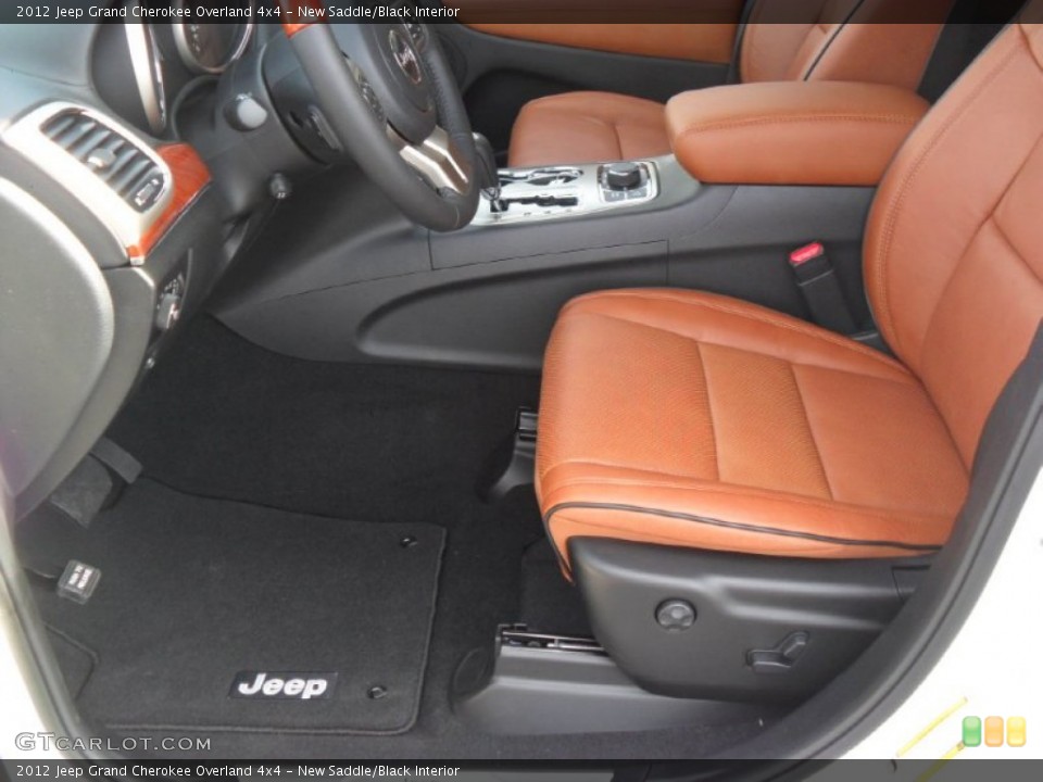 New Saddle/Black Interior Photo for the 2012 Jeep Grand Cherokee Overland 4x4 #56821945