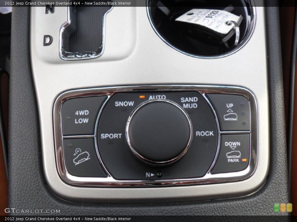 New Saddle/Black Interior Controls for the 2012 Jeep Grand Cherokee Overland 4x4 #56821966