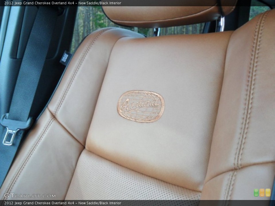 New Saddle/Black Interior Photo for the 2012 Jeep Grand Cherokee Overland 4x4 #56822005