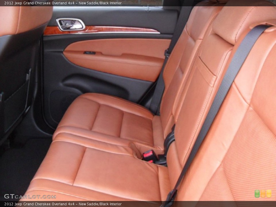 New Saddle/Black Interior Photo for the 2012 Jeep Grand Cherokee Overland 4x4 #56822011