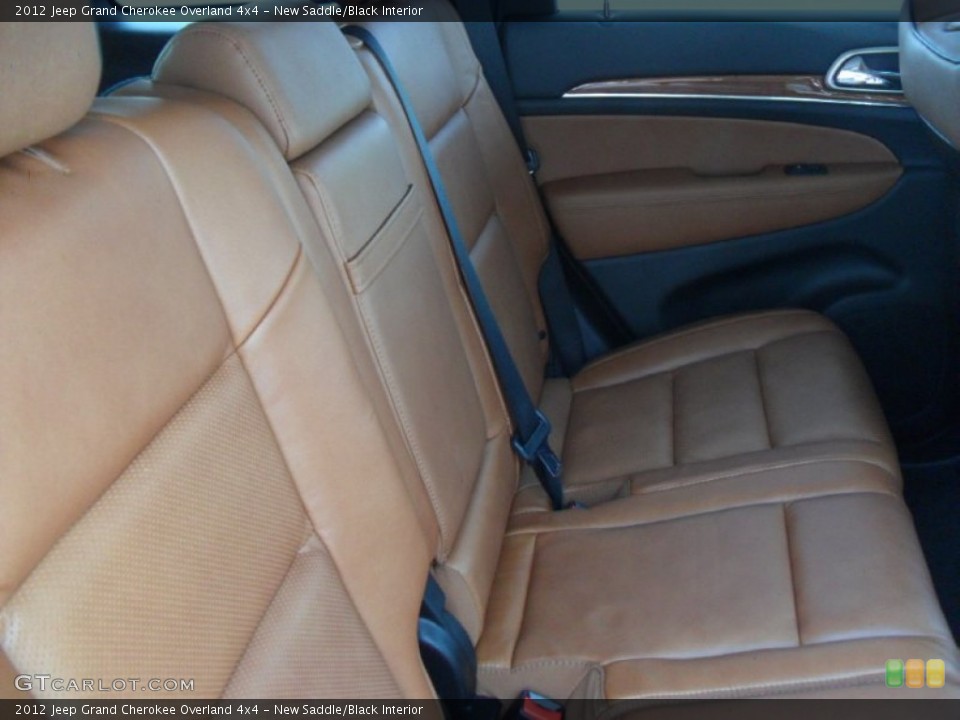 New Saddle/Black Interior Photo for the 2012 Jeep Grand Cherokee Overland 4x4 #56822047