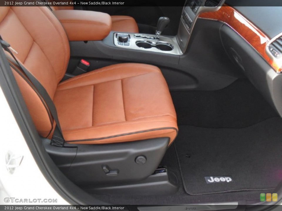 New Saddle/Black Interior Photo for the 2012 Jeep Grand Cherokee Overland 4x4 #56822050