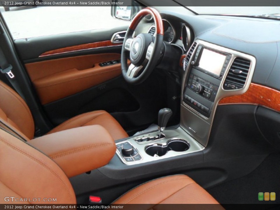 New Saddle/Black Interior Photo for the 2012 Jeep Grand Cherokee Overland 4x4 #56822059