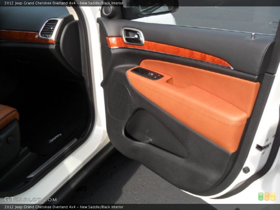 New Saddle/Black Interior Door Panel for the 2012 Jeep Grand Cherokee Overland 4x4 #56822065