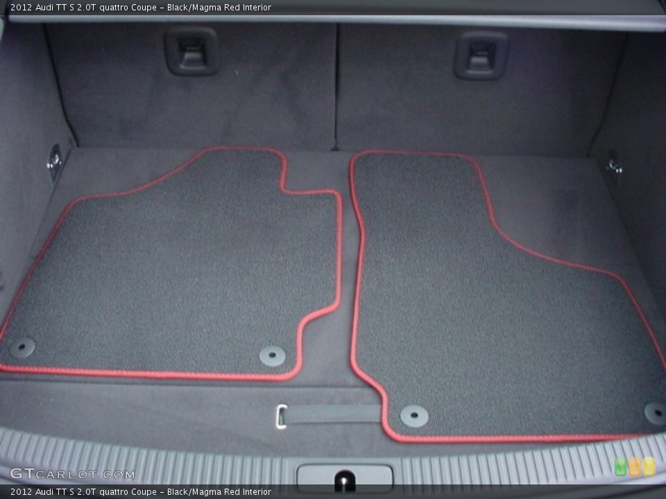 Black/Magma Red Interior Trunk for the 2012 Audi TT S 2.0T quattro Coupe #56822248