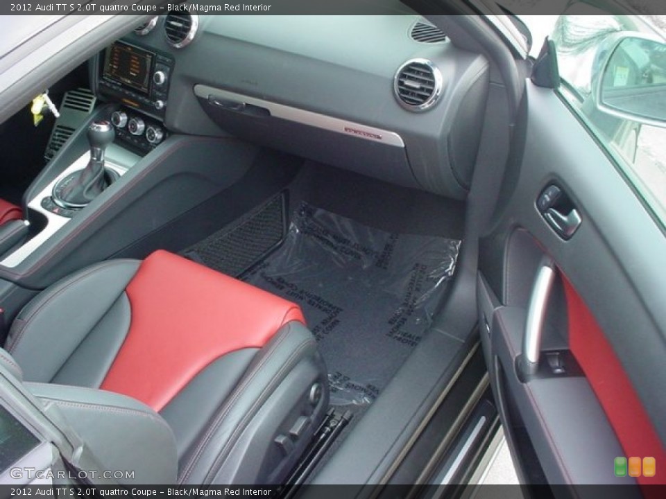 Black/Magma Red Interior Dashboard for the 2012 Audi TT S 2.0T quattro Coupe #56822254