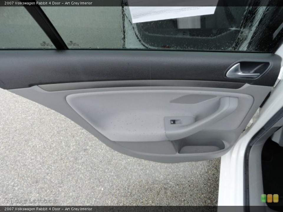 Art Grey Interior Door Panel for the 2007 Volkswagen Rabbit 4 Door #56824333