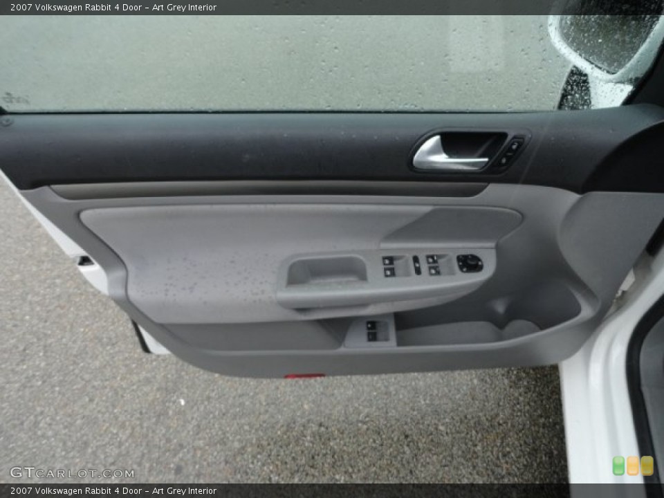 Art Grey Interior Door Panel for the 2007 Volkswagen Rabbit 4 Door #56824339