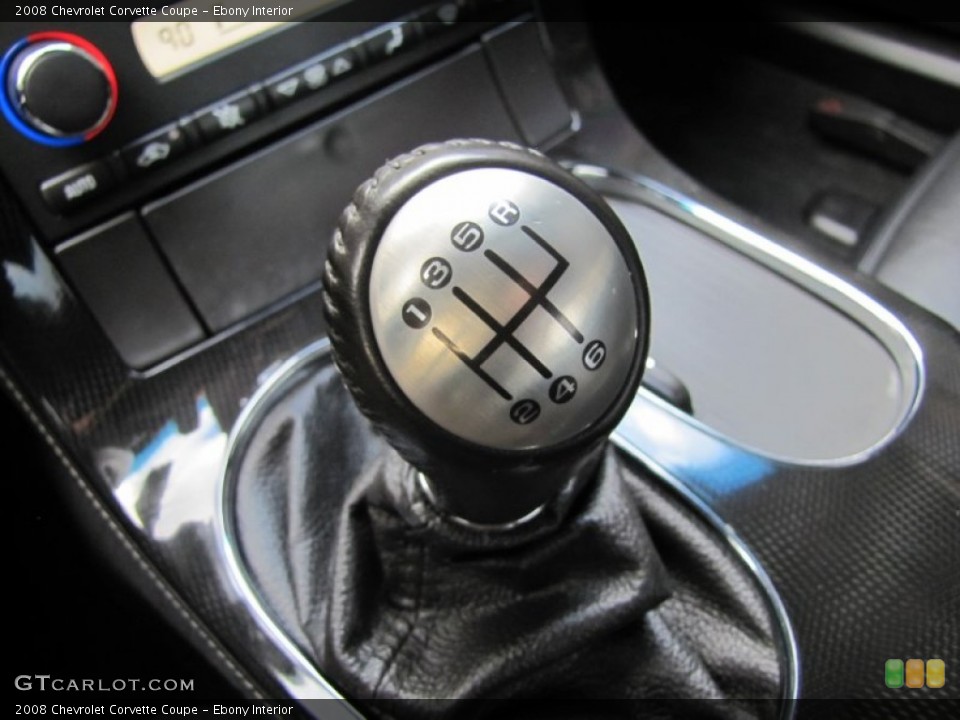 Ebony Interior Transmission for the 2008 Chevrolet Corvette Coupe #56826292