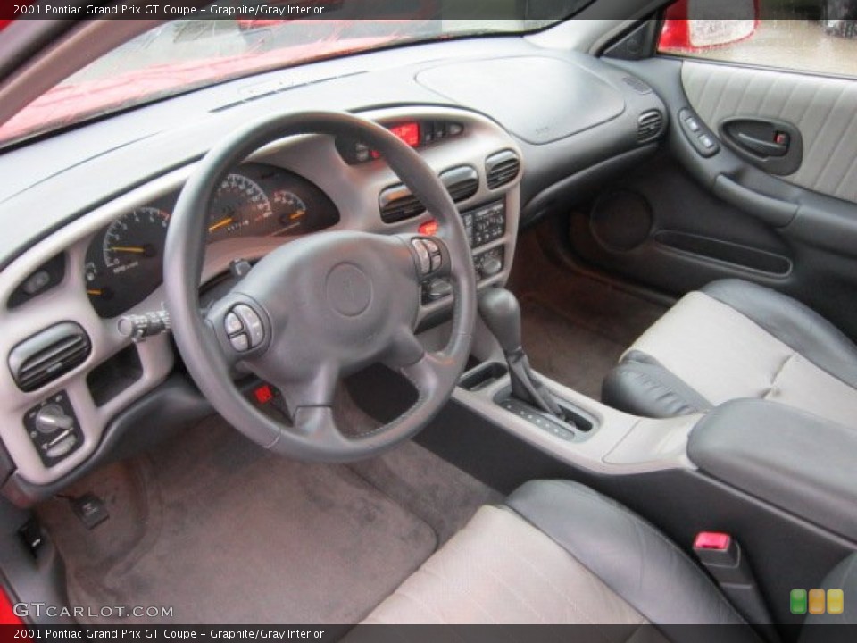 Graphite/Gray Interior Photo for the 2001 Pontiac Grand Prix GT Coupe #56828258