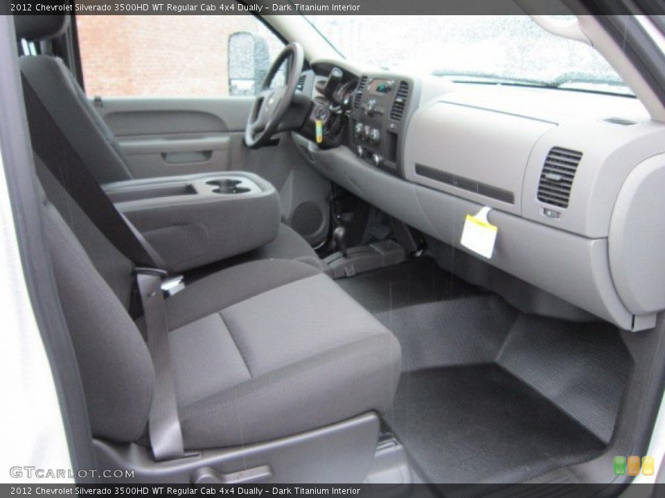 Dark Titanium Interior Photo for the 2012 Chevrolet Silverado 3500HD WT Regular Cab 4x4 Dually #56829911