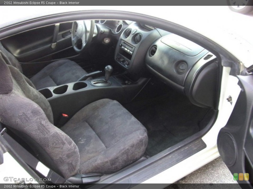 Black Interior Photo for the 2002 Mitsubishi Eclipse RS Coupe #56829969
