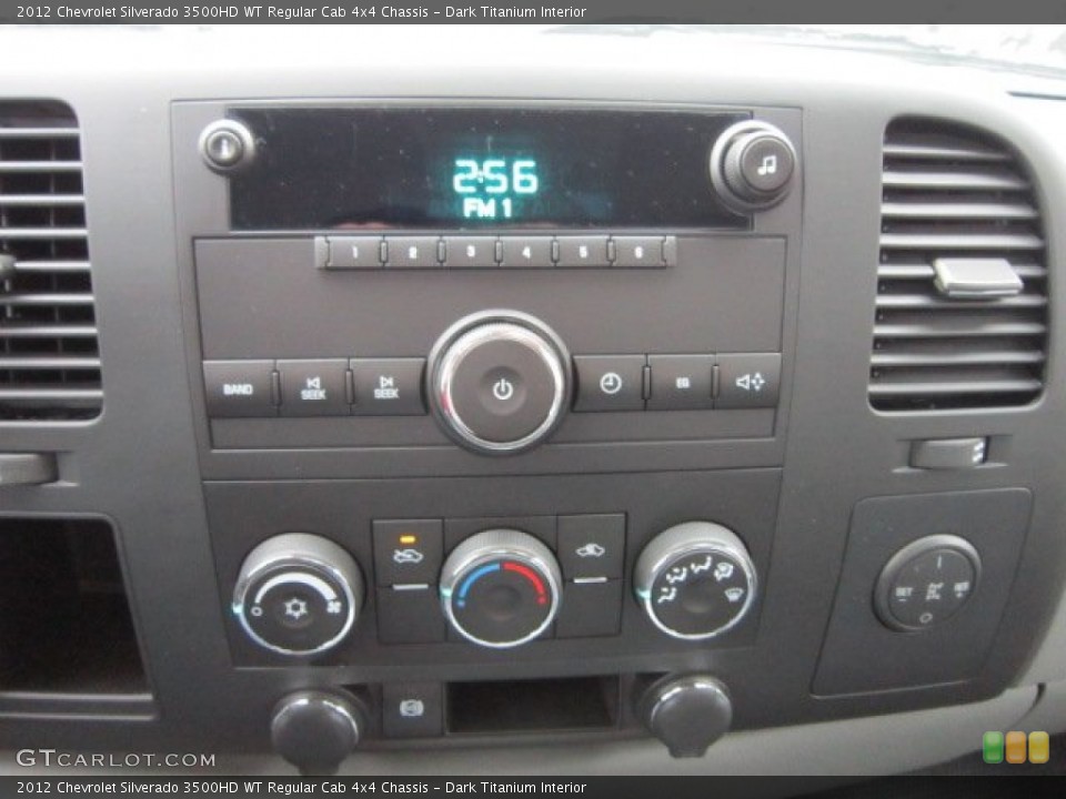 Dark Titanium Interior Audio System for the 2012 Chevrolet Silverado 3500HD WT Regular Cab 4x4 Chassis #56830307
