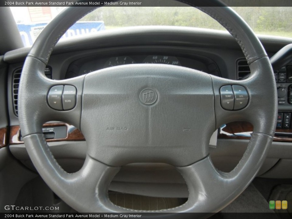 Medium Gray Interior Steering Wheel for the 2004 Buick Park Avenue  #56832230