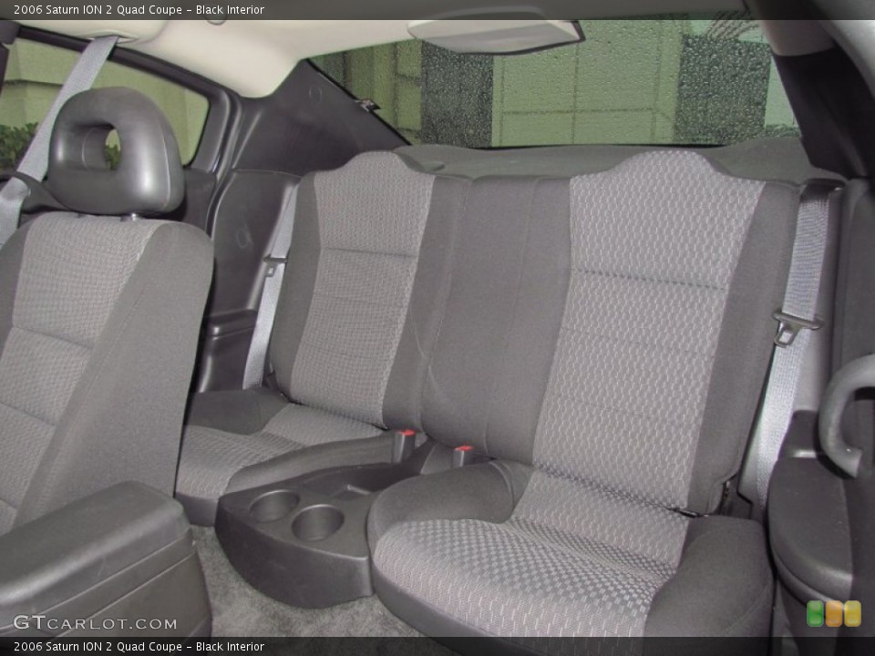 Black Interior Photo for the 2006 Saturn ION 2 Quad Coupe #56832431