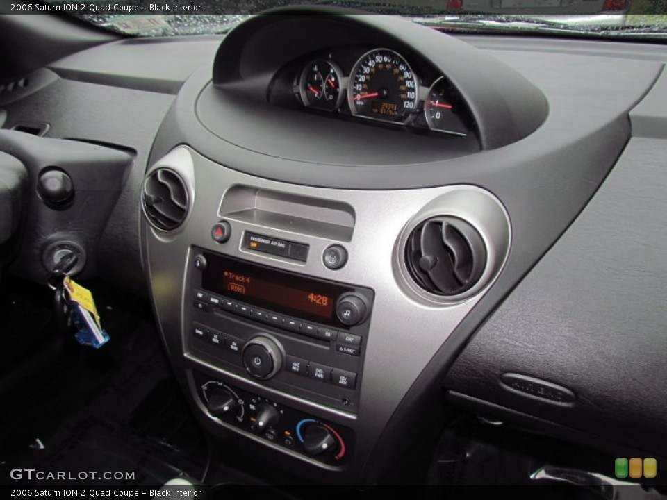 Black Interior Controls for the 2006 Saturn ION 2 Quad Coupe #56832455