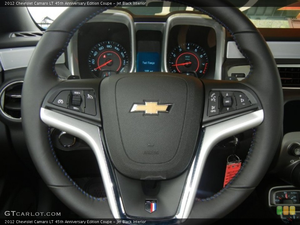 Jet Black Interior Steering Wheel for the 2012 Chevrolet Camaro LT 45th Anniversary Edition Coupe #56832872