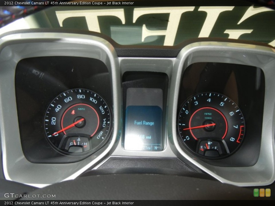 Jet Black Interior Gauges for the 2012 Chevrolet Camaro LT 45th Anniversary Edition Coupe #56832881