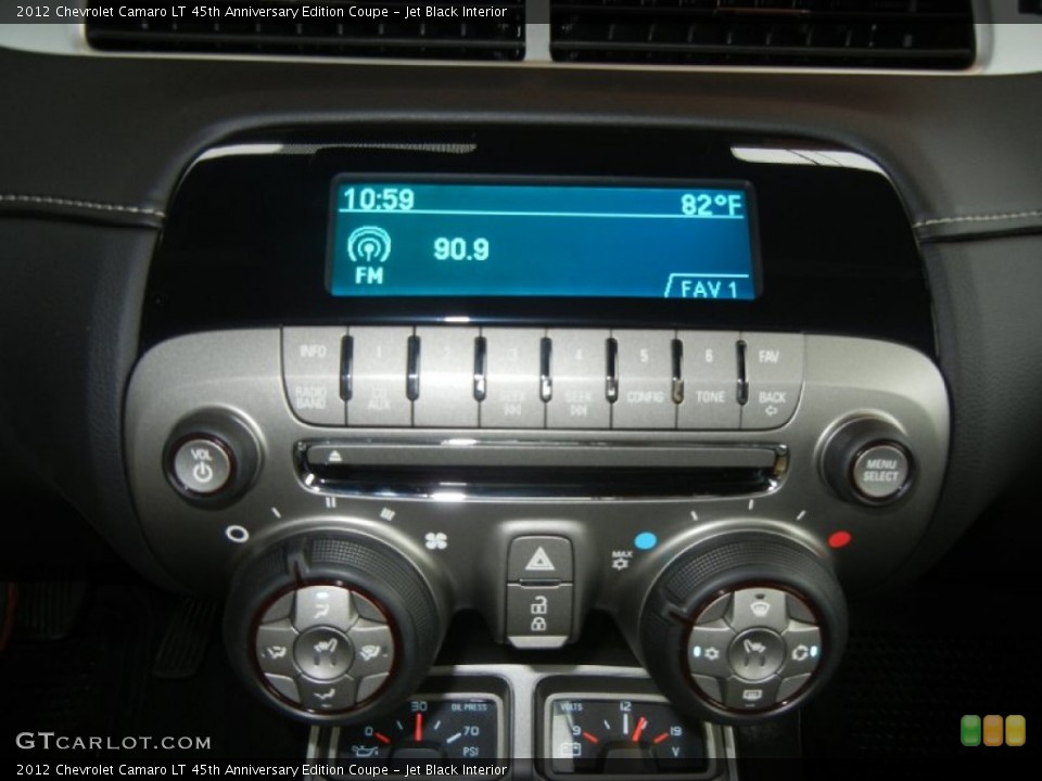 Jet Black Interior Controls for the 2012 Chevrolet Camaro LT 45th Anniversary Edition Coupe #56832898