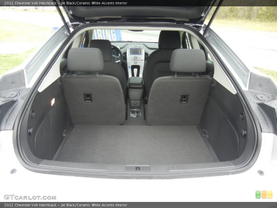 Jet Black/Ceramic White Accents Interior Trunk for the 2012 Chevrolet Volt Hatchback #56832950