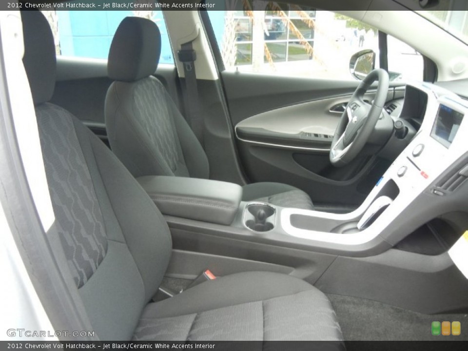 Jet Black/Ceramic White Accents Interior Photo for the 2012 Chevrolet Volt Hatchback #56832980