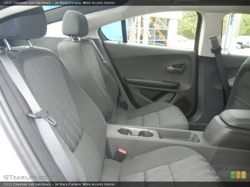 Jet Black/Ceramic White Accents Interior Photo for the 2012 Chevrolet Volt Hatchback #56832989