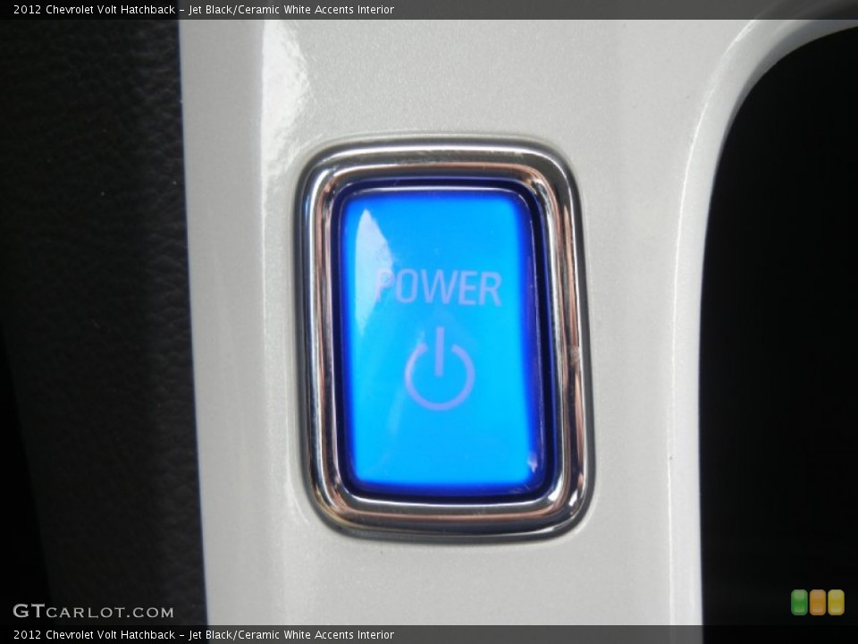 Jet Black/Ceramic White Accents Interior Controls for the 2012 Chevrolet Volt Hatchback #56833056