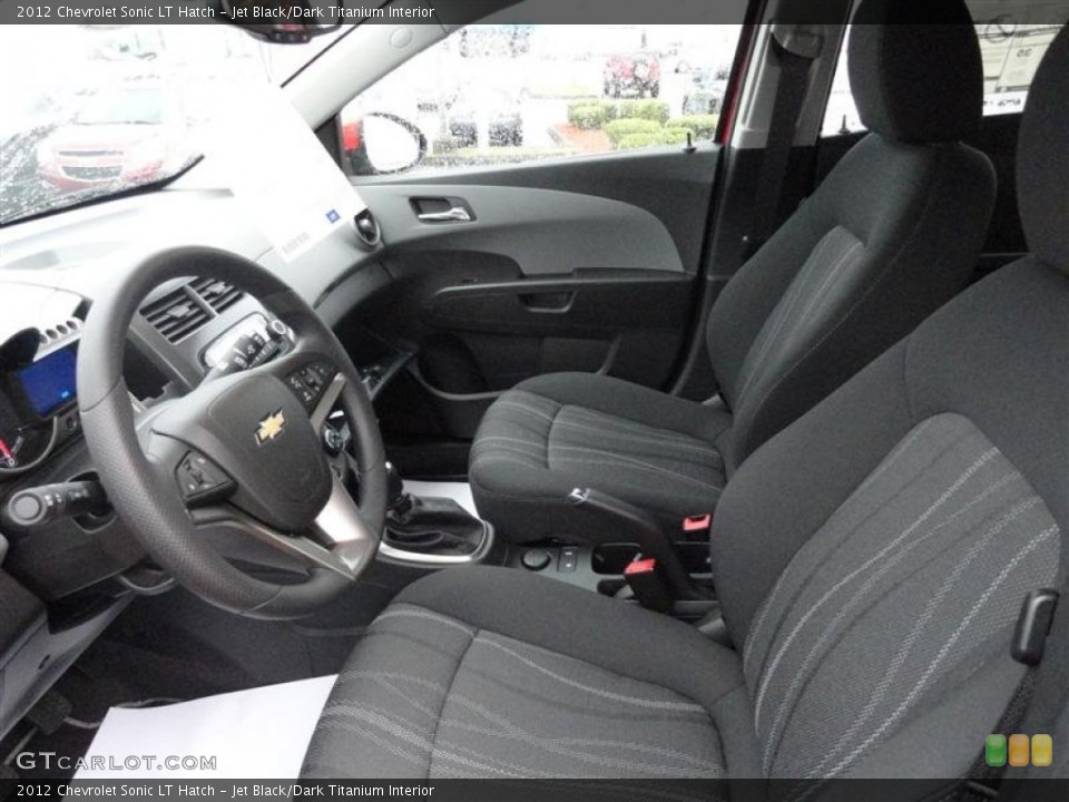 Jet Black/Dark Titanium Interior Photo for the 2012 Chevrolet Sonic LT Hatch #56833652