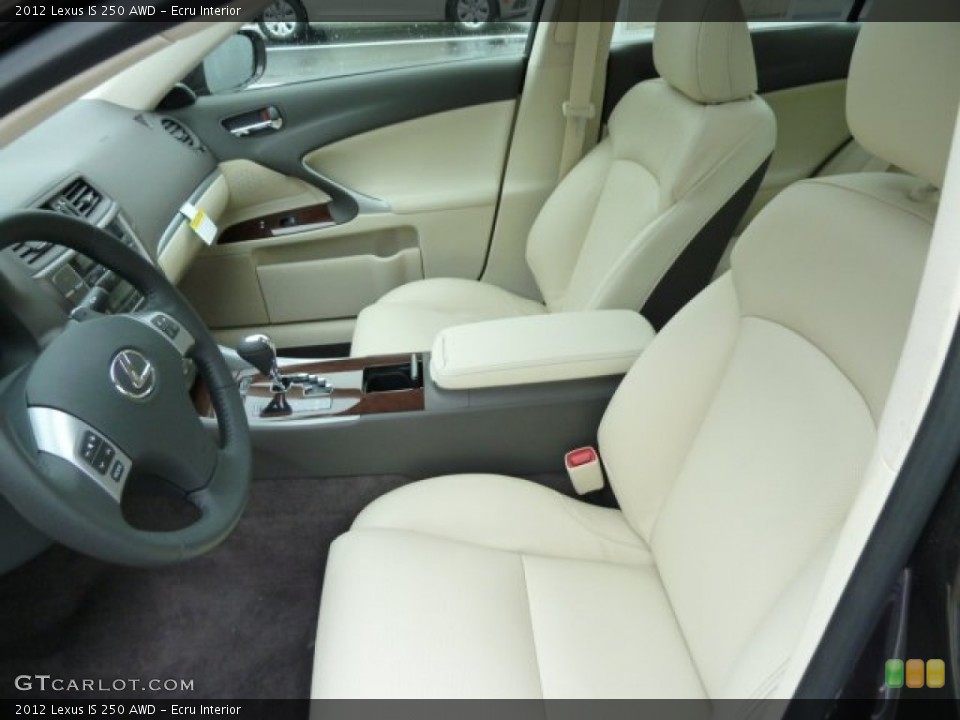 Ecru Interior Photo for the 2012 Lexus IS 250 AWD #56834090