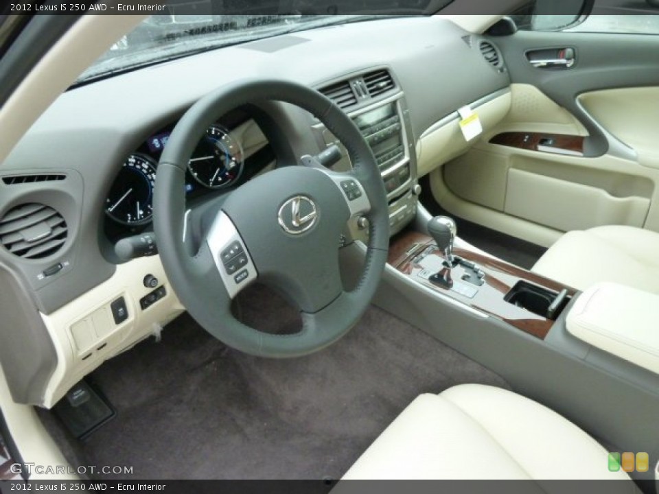 Ecru Interior Prime Interior for the 2012 Lexus IS 250 AWD #56834132