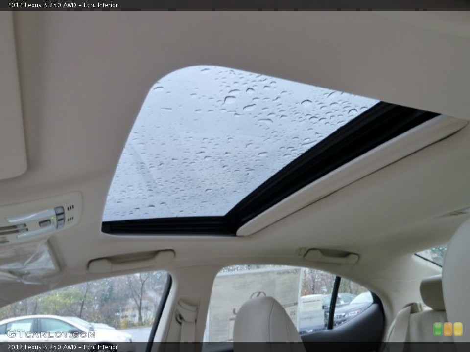 Ecru Interior Sunroof for the 2012 Lexus IS 250 AWD #56834144