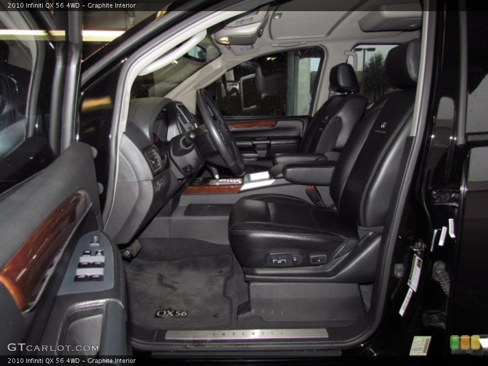 Graphite Interior Photo for the 2010 Infiniti QX 56 4WD #56834597
