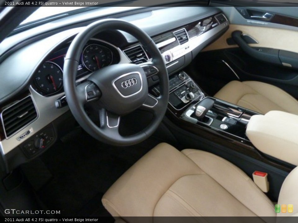 Velvet Beige Interior Photo for the 2011 Audi A8 4.2 FSI quattro #56836511