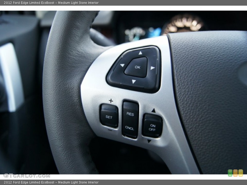 Medium Light Stone Interior Controls for the 2012 Ford Edge Limited EcoBoost #56838194