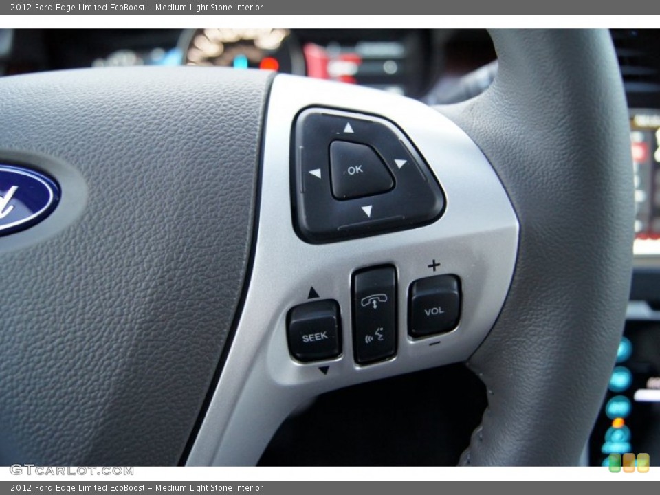 Medium Light Stone Interior Controls for the 2012 Ford Edge Limited EcoBoost #56838203