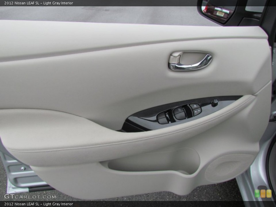 Light Gray Interior Door Panel for the 2012 Nissan LEAF SL #56838518