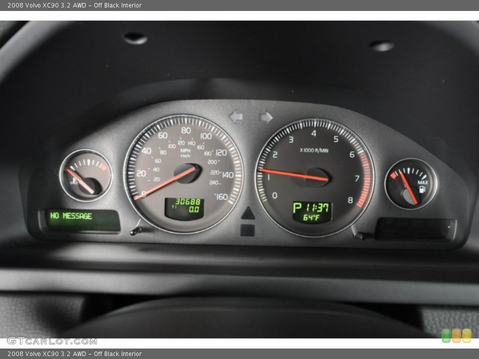 Off Black Interior Gauges for the 2008 Volvo XC90 3.2 AWD #56839031